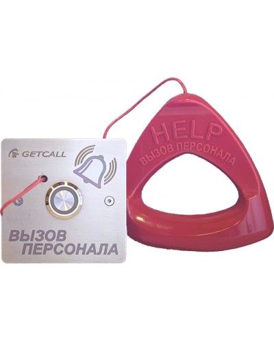Проводная влагозащищенная кнопка со шнуром Getcall GC-0423B1 в Абакане Дополнительное оборудование для СКУД Pintop.ru