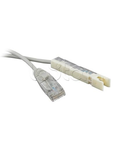 Патч-корд Hyperline PC-110-RJ45-1P-CX-2M-LSZH-GY в Абакане Патчкорды (медные) Pintop.ru
