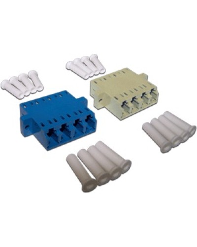 Адаптер оптический LC, MM, корпус SC дуплекс, квадро LANMASTER LAN-4LC/S-AM-MM в Абакане Коннекторы Pintop.ru