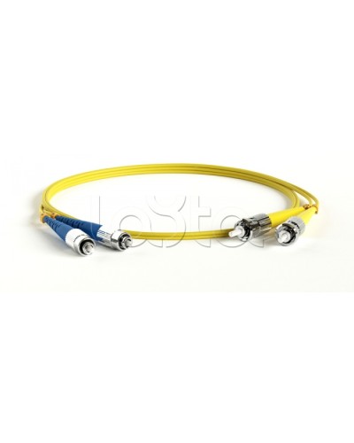 Патч-корд волоконно-оптический Hyperline FC-D2-9-LC/UR-SC/UR-H-1.5M-LSZH-YL в Абакане Патч-корды оптические Pintop.ru