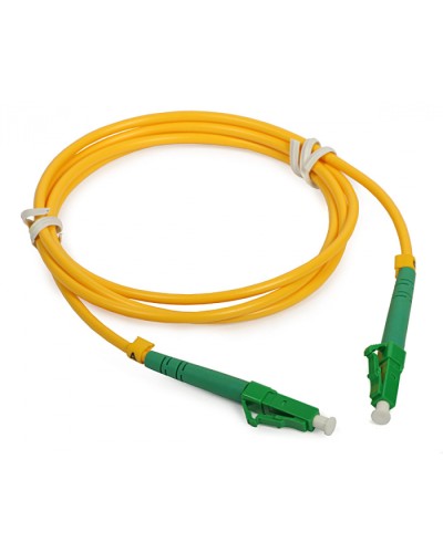 Шнур оптический simplex LC/APC-LC/APC 9/125 SM 1 м LSZH Cabeus FOP(s)-9-LC/APC-LC/APC-1M в Абакане Патч-корды оптические Pintop.ru
