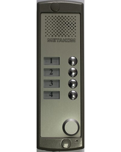 Блок вызова домофона Метаком MK4-K-RF в Абакане Блоки вызова многоабонентные Pintop.ru