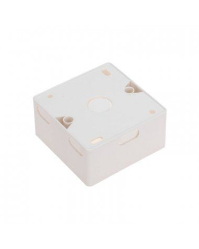 Короб накладной для лицевых панелей 80х80 под 2 модуля 45х22,5 Mosaic 03-0126 в Абакане Распределительные коробки Pintop.ru