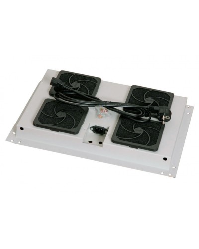 Панель вентиляционная с 4 вентиляторами Cabeus (TRAY-60) в Абакане Вентиляторные модули Pintop.ru