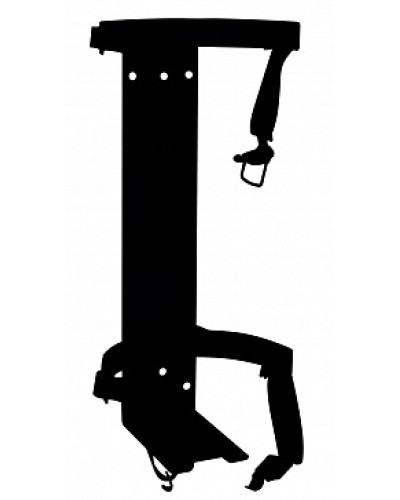 Кронштейн ПОЖТЕХНИКА КТР-10/12 на 2 ремнях (d180-185) для ОП/ОВП-10, ОП-12 в Абакане Аксессуары для огнетушителей Pintop.ru