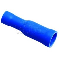 Разъем штекерный изолированный (гнездо ø4мм) 1.5-2.5мм² (VF2-156A) синий (100шт/уп) REXANT 08-0221