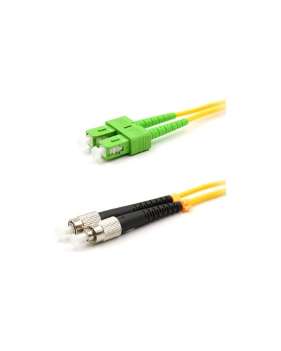 Патч-корд оптический переходной (SM), 9/125 (OS2), SC/APC-FC/UPC, (Duplex), PVC, 5м REXANT 50-2857-1 в Абакане Патч-корды оптические Pintop.ru