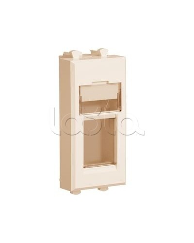 Адаптер для Keystone Ванильная дымка Avanti, 1 мод DKC 4405201 в Абакане Аксессуары для стоек и шкафов Pintop.ru