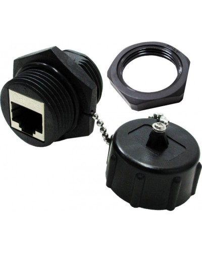 Индустриальный соединительный модуль, IP68, экранированный, категории 5e LANMASTER (LAN-KCP45S5E-WP) в Абакане Проходные адаптеры Pintop.ru