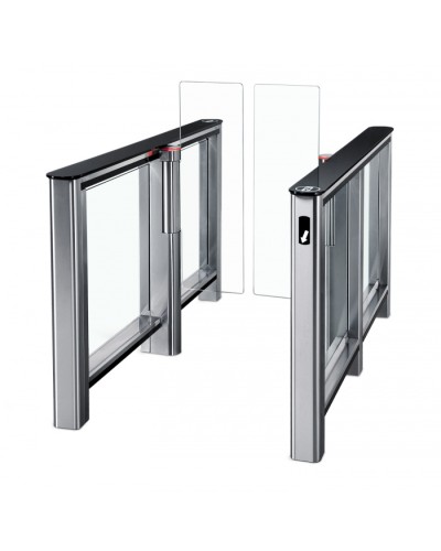 Турникет PERCo-ST-01 с крышками из закаленного стекла со створками Створки шириной 425 мм увеличенной высоты (1500 мм) в Абакане Турникеты Pintop.ru