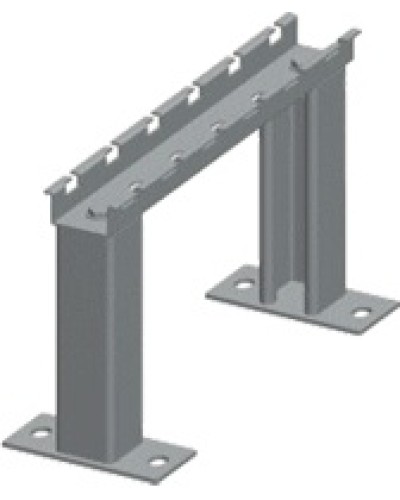 Рама напольная для лотка шириной 200мм LANMASTER LAN-MT-KR200-EZ в Абакане Аксессуары для лотков Pintop.ru