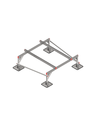 Опорная конструкция для установки оборудования TECHNORAPTOR STEELFOOT 1500х1500 тип 2 HD КМ-профиль (KM-TR-STF-SSEI-1500-1500-2 HD) в Абакане Системы видеонаблюдения Pintop.ru