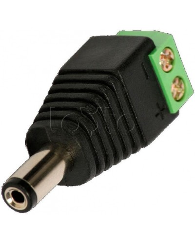 Разъем питания штекер 2.1х5.5 с быстрозажимной колодкой (50шт/уп) REXANT (14-0314-2) в Абакане Коннекторы Pintop.ru