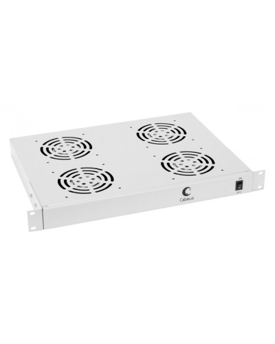 Панель вентиляционная с 4 вентиляторами Cabeus JG03 в Абакане Вентиляторные модули Pintop.ru