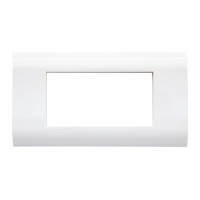 Рамка для модулей 22,5x45,0 мм 4 модуля, белая Eurolan (16M-00-04WT)