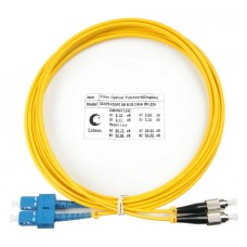 Шнур оптический duplex SC-FC 9/125 sm 3м LSZH Cabeus FOP(d)-9-SC-FC-3m