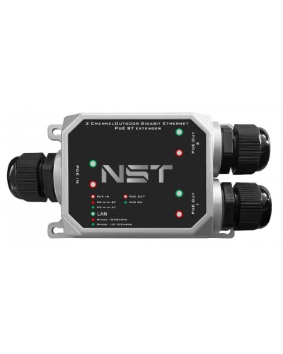Уличный Ultra PoE удлинитель - коммутатор Gigabit Ethernet до 250м на 3 порта NST NS-EXSW-3GP/W в Абакане Дополнительное оборудование для сетей Pintop.ru