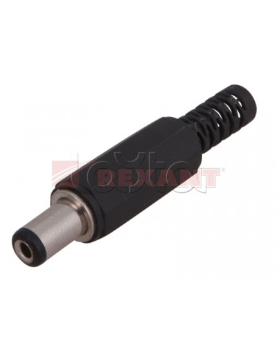 Разъем питания штекер 2.1х5.5x10 мм (50шт/уп) REXANT 14-0311 в Абакане Коннекторы Pintop.ru