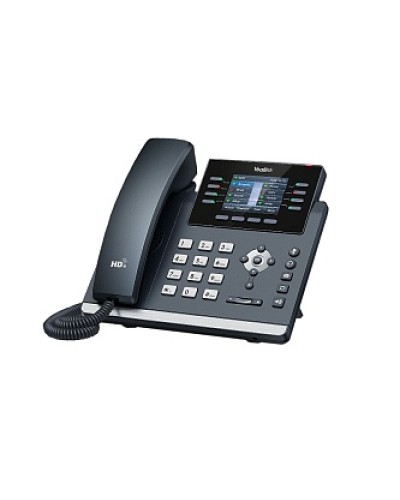 Yealink SIP-T44W - 12 аккаунтов, 2 порта USB, Wi-Fi, цветной экран, BLF, PoE, GigE, без БП, шт в Абакане Дополнительное оборудование для сетей Pintop.ru