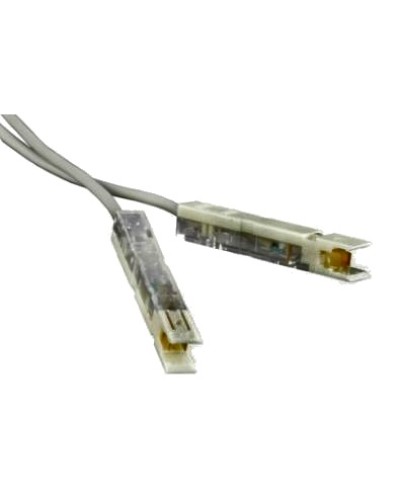 Патч-корд 110 тип - 110 тип, 1 пара, 3 м, серый LANMASTER LAN-P1-P1-3m в Абакане Патч-корды и пигтейлы Pintop.ru