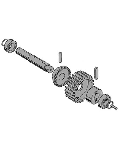 Вал в сборе C-BY Came 119RIC031 в Абакане Запчасти для шлагбаумов и автоматики Pintop.ru