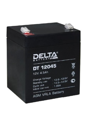 Аккумулятор свинцово-кислотный Delta DT 12045 в Абакане Электротехническое оборудование Pintop.ru