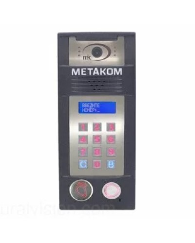Многоабонентый антивандальный блок вызова со встроенной гибридной видеокамерой Метаком MК2018-TMRFGVH в Абакане Блоки вызова многоабонентные Pintop.ru