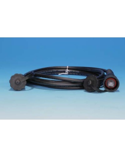 Патч-корд промышленный Hyperline PC-IE-LPM-UTP-RJ45-RJ45-C5e-2M-BK в Абакане Патчкорды (медные) Pintop.ru