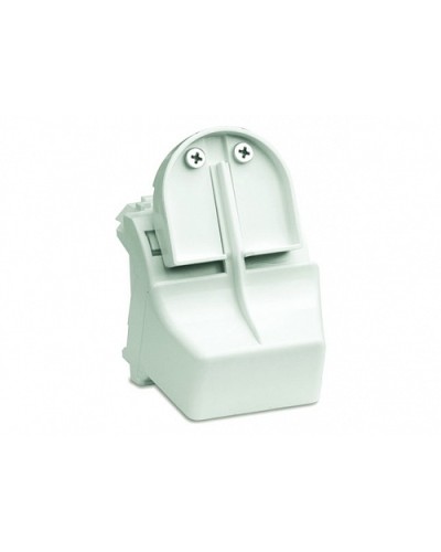 Адаптер для оптоволоконных разъемов 2хST, c системой пломбировки, белый, 2мод. DKC 76618B в Абакане Аксессуары для стоек и шкафов Pintop.ru