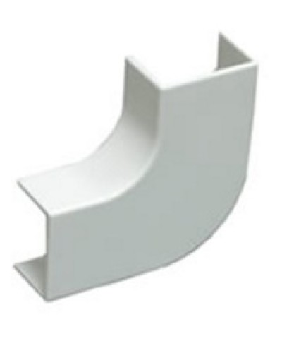 Угол плоский плавный стандарт TIA 40x25 мм Экопласт 72308R в Абакане Аксессуары для кабель-канала Pintop.ru