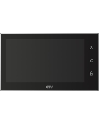 Монитор видеодомофона CTV-M4706AHD (черный) в Абакане Абонентские видеоустройства Pintop.ru