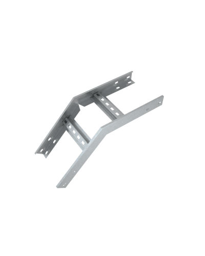 Угол лестничный вертикальный внешний 45 гр. 100х300х1,5 мм Быстрый монтаж HD85 КМ-профиль (LVLS45-100-300-1.5 HD85) в Абакане Аксессуары для лотков Pintop.ru