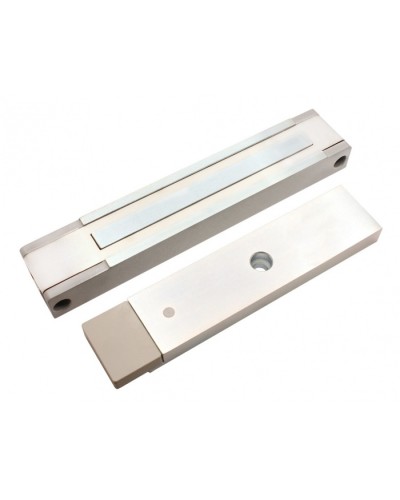 Электромагнитный замок с датчиком состояния двери ALeko ALM-400P (12В серый) в Абакане Электромагнитные замки Pintop.ru