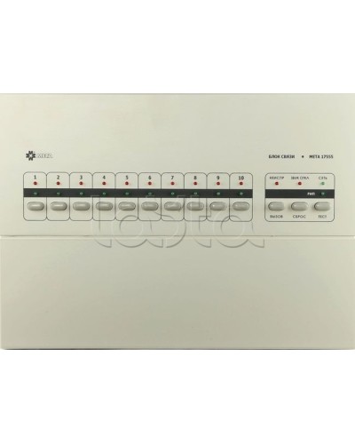 Блок связи на 10 каналов МЕТА 17555 в Абакане Система оповещения и трансляции Мета Pintop.ru