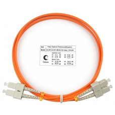Шнур оптический duplex SC-SC 62,5/125 mm 1,5м LSZH Cabeus FOP-62-SC-SC-1,5m