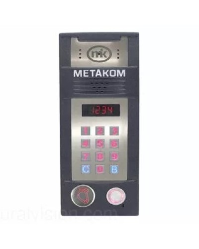 Многоабонентый антивандальный блок вызова со встроенной видеокамерой Метаком MК2018-RFMFV в Абакане Блоки вызова многоабонентные Pintop.ru