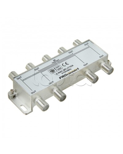 Сплиттер антенный ТВ х 8 под F разъём 5-1000 МГц PROCONNECT 05-6025 в Абакане Дополнительное оборудование для сетей Pintop.ru