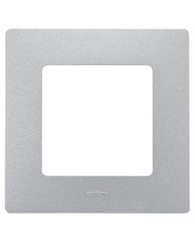 Рамка 1 пост Etika алюминий Legrand 672551 в Абакане Аксессуары для кабель-канала Pintop.ru