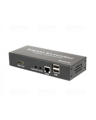 Дополнительный приёмник для комплекта передачи HDMI по сети Ethernet OSNOVO RLN-HiKMDA2 в Абакане Видеоусилители, Модуляторы, Делители Pintop.ru