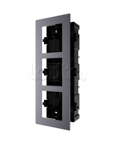 Рамка для врезного монтажа на 3 модуля CTV-IP-UF3F в Абакане Аксессуары для IP домофонов Pintop.ru