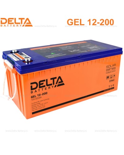 Аккумулятор свинцово-кислотный Delta GEL 12-200 в Абакане Электротехническое оборудование Pintop.ru