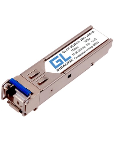 Модуль SFP Gigalink GL-OT-SG14LC1-1310-1490-I-D в Абакане Модули SFP/XFP/GBIC Pintop.ru