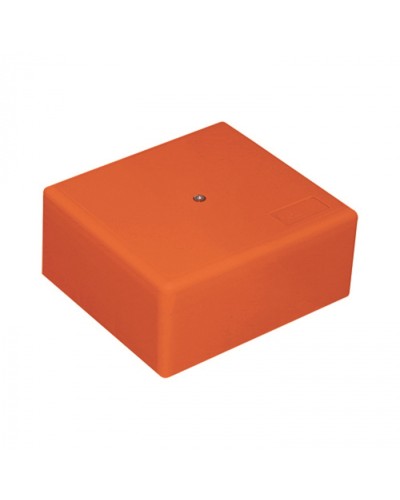 MB75 Коробка огн. E-110,о/п 75х75х40, с гладкими стенками,без галогена, заземление, IP41, 5P, (1,5-6мм2), цвет оранж в Абакане Распределительные коробки Pintop.ru