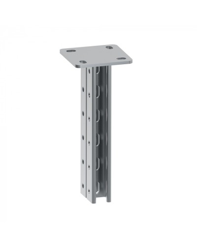 Стойка STRUT двойная HDZ ССД-41х41х400 (2,5мм) Промрукав (PR08.8503) в Абакане Аксессуары для лотков Pintop.ru