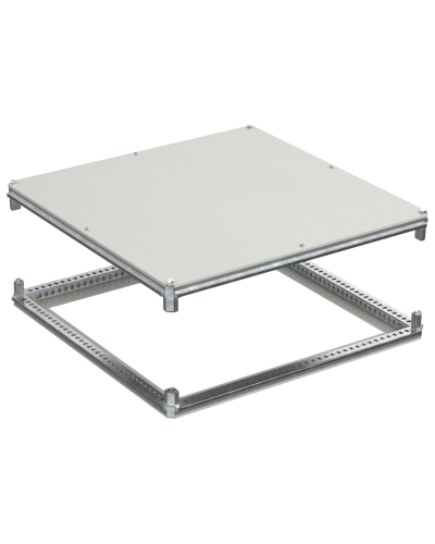 FORMAT Крыша и основание (под фланец) 1000х1000мм IEK (FO-00-KOF-100-100) в Абакане Аксессуары для стоек и шкафов Pintop.ru