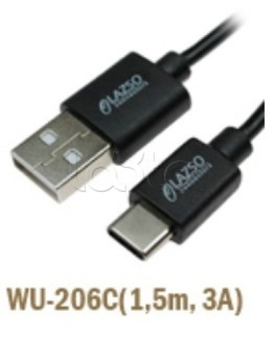 Кабель для передачи данных и зарядки LazsoWU-206C(1,5m, 3А) в Абакане Оборудование для видеонаблюдения Pintop.ru