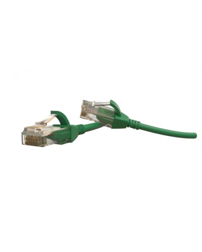 Патч-корд U/UTP Hyperline (PC-LPT-UTP-RJ45-RJ45-C6-1.5M-LSZH-GN) в Абакане Патчкорды (медные) Pintop.ru