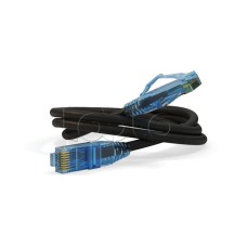 Патч-корд RJ45-RJ45, 4 пары, UTP, кат.6, LSZH (2м) Hyperline PC-LPM-UTP-RJ45-RJ45-C6-2M-LSZH-BK