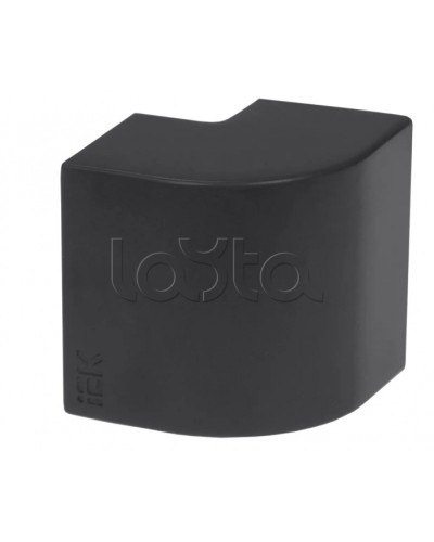 ELECOR Угол внешний КМН 60х40 черный (4шт/компл) IEK (EL-KK10D-N-060-040-K02) в Абакане Аксессуары для кабель-канала Pintop.ru