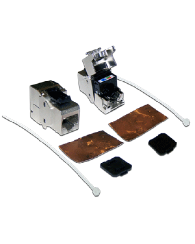 Модуль Keystone, RJ45, кат.6A, STP, 180 градусов LANMASTER LAN-OK45S6A/180 в Абакане Коннекторы Pintop.ru